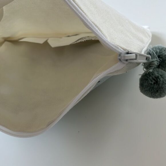 south carolina map makeup pencil bag zipper canvas New White SC - Picture 3 of 6